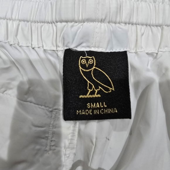 Octobers Very Own Track Pants Mens Small White OVO Team October Joggers - Picture 4 of 10